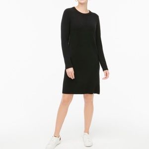J. Crew Sweater Dress in Extra Soft Yarn Black SZ XL